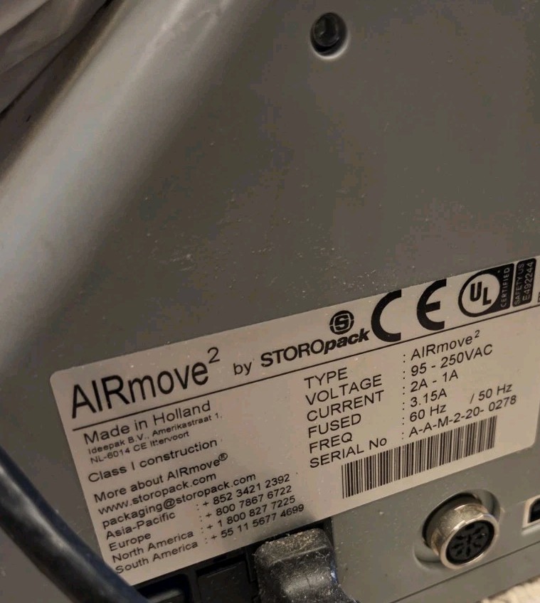 Storopack AIRmove2 Inflatable Air Pillow System