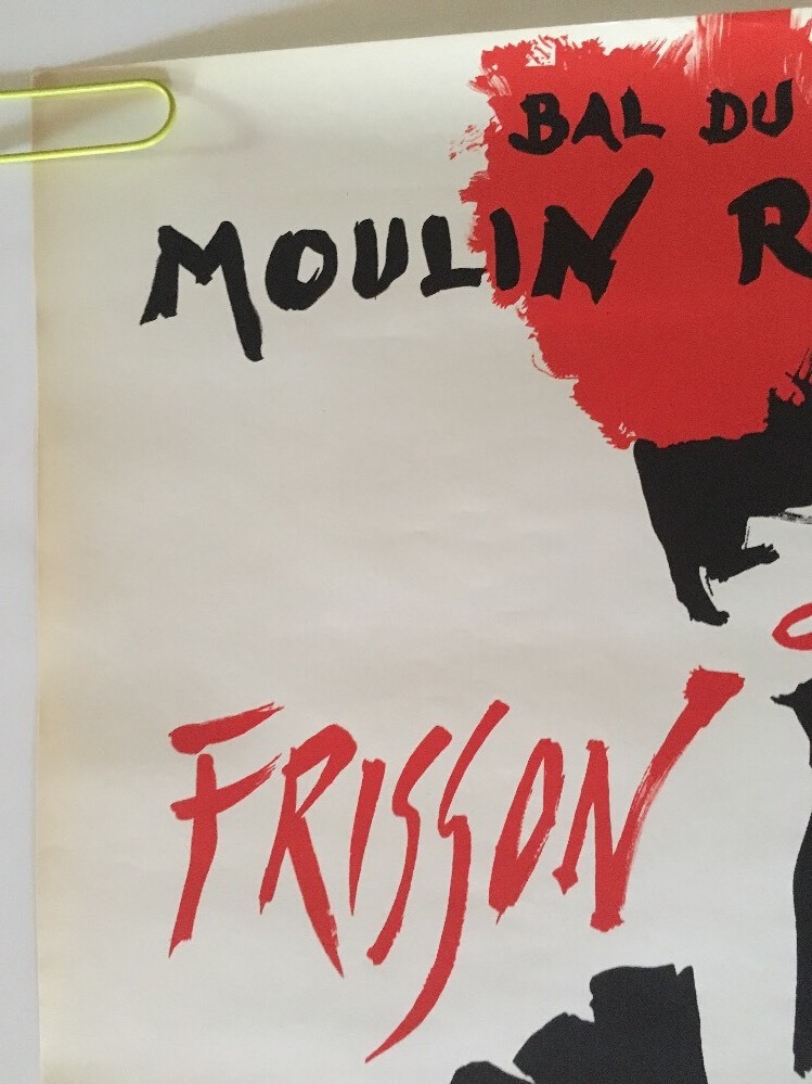 Gruau Frou Frou Moulin Rouge Original Vintage Poster Advertisement French pin-up