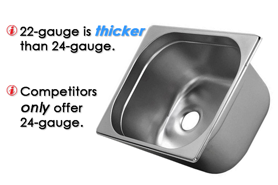 Concession Sink 4 Compartment Food Truck 3L+1S Handwash Faucets Drain Traps