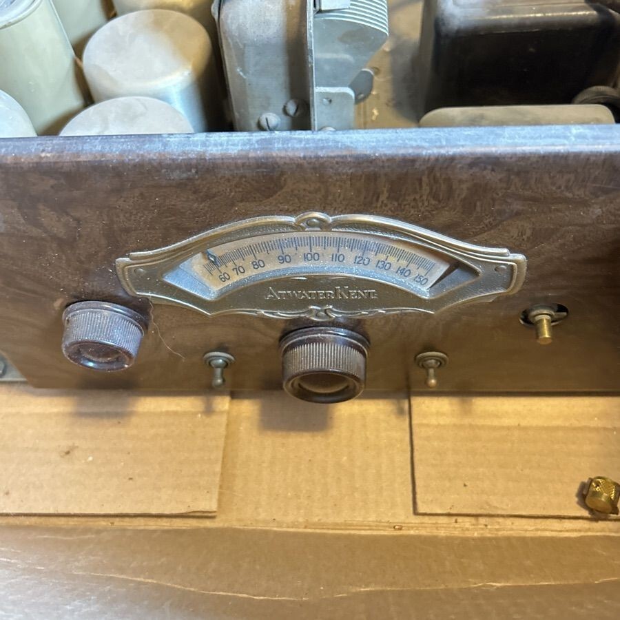 🔥 Rare 1929 Atwater Kent Model 76 Radio Chassis 🧩 Vintage Tube Receiver 🎵