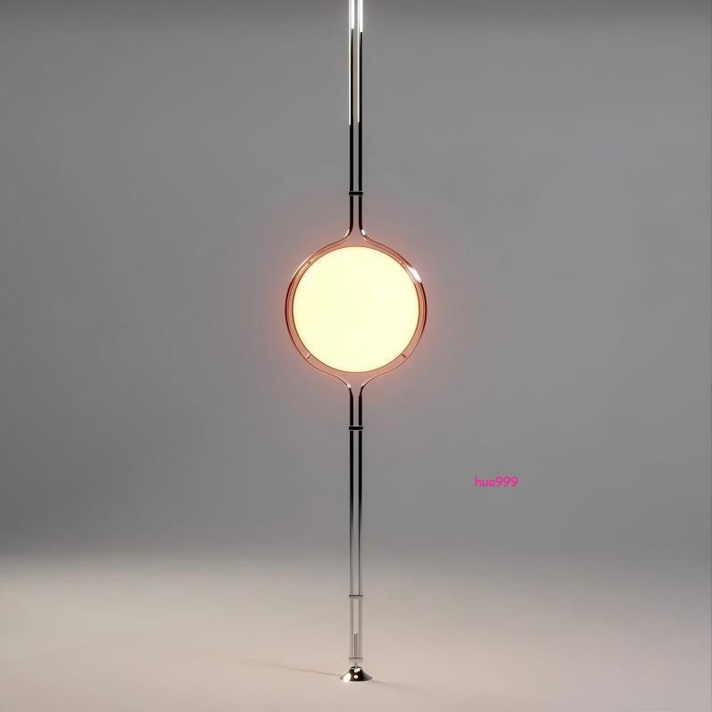 Floor-to-Ceiling Lamp 280cm Adjustable Height Contemporary Stand Acrylic Balls