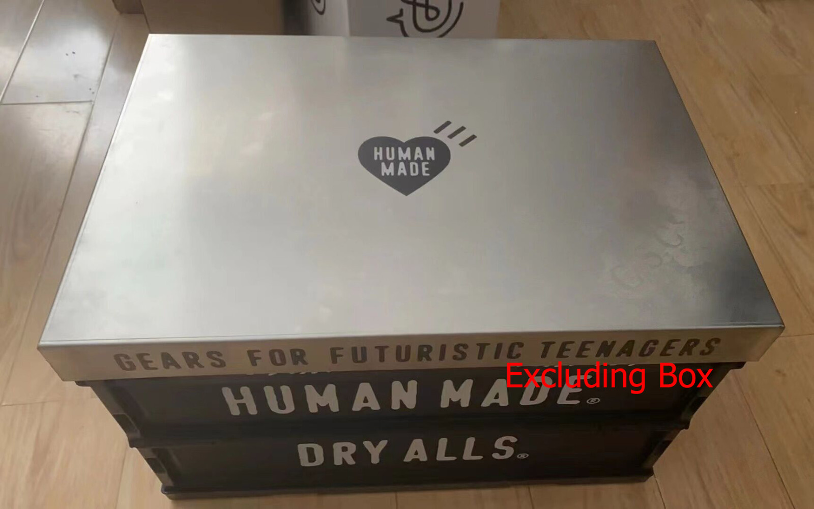 HUMAN MADE STAINLESS STEELTABLE TOP Table Storage Board Fit HM 50L Box