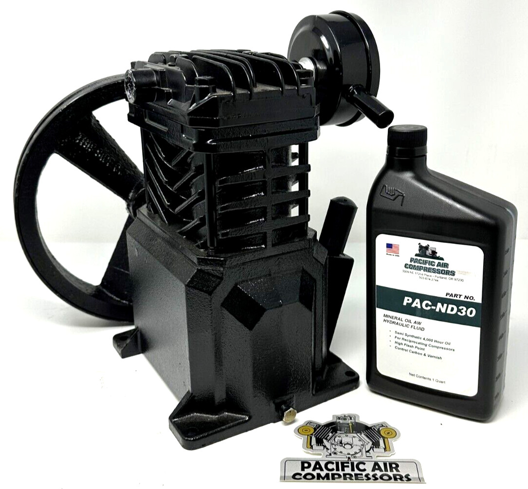 VT232605KB CAMPBELL HAUSFELD AIR COMPRESSOR CAST IRON PUMP - COMES WITH OIL