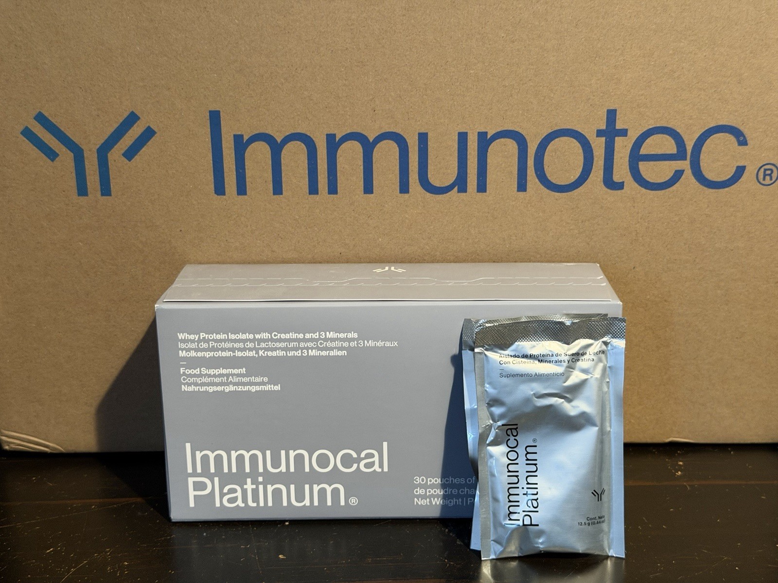 immunotec immunocal platinum 4 Boxes