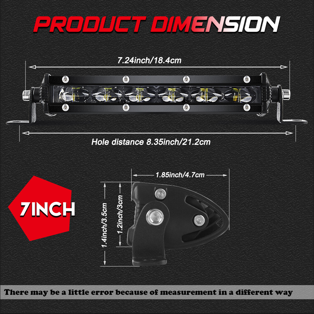 For Can-Am Maverick X3 Roof 50" Curved LED Light Bar Bracket+7"+4" Pods Wire Kit