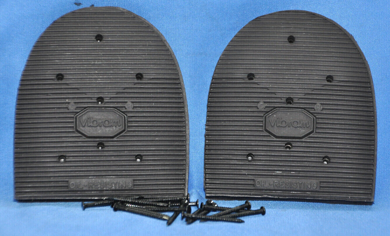 VIBRAM #438 Cowboy Shoe RepaiR Heels with Nails- 4 Sizes! SEE LISTING FOR SIZES