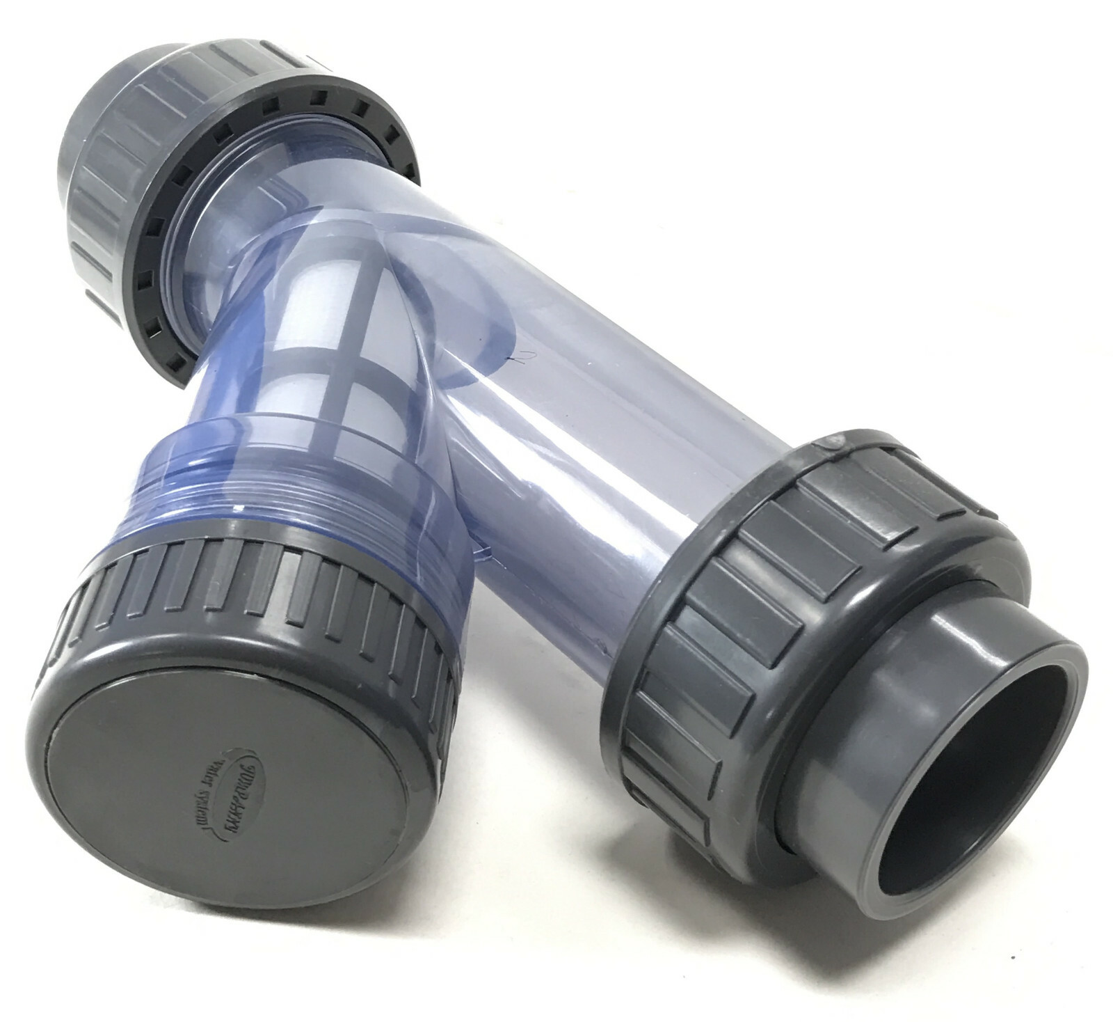 Clear PVC Y-Strainers / Y-Filters (1/2 inch to 4 inch diameter)