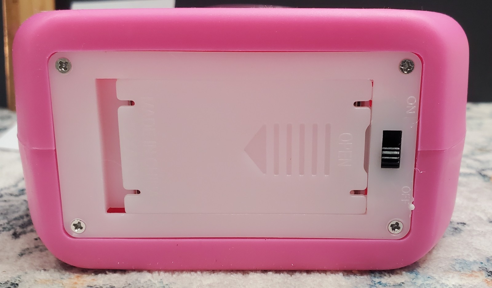 Peeps PEEPS Easter Bunny Marshmallow 10" LED Blow Mold Candle Figure Valentine's