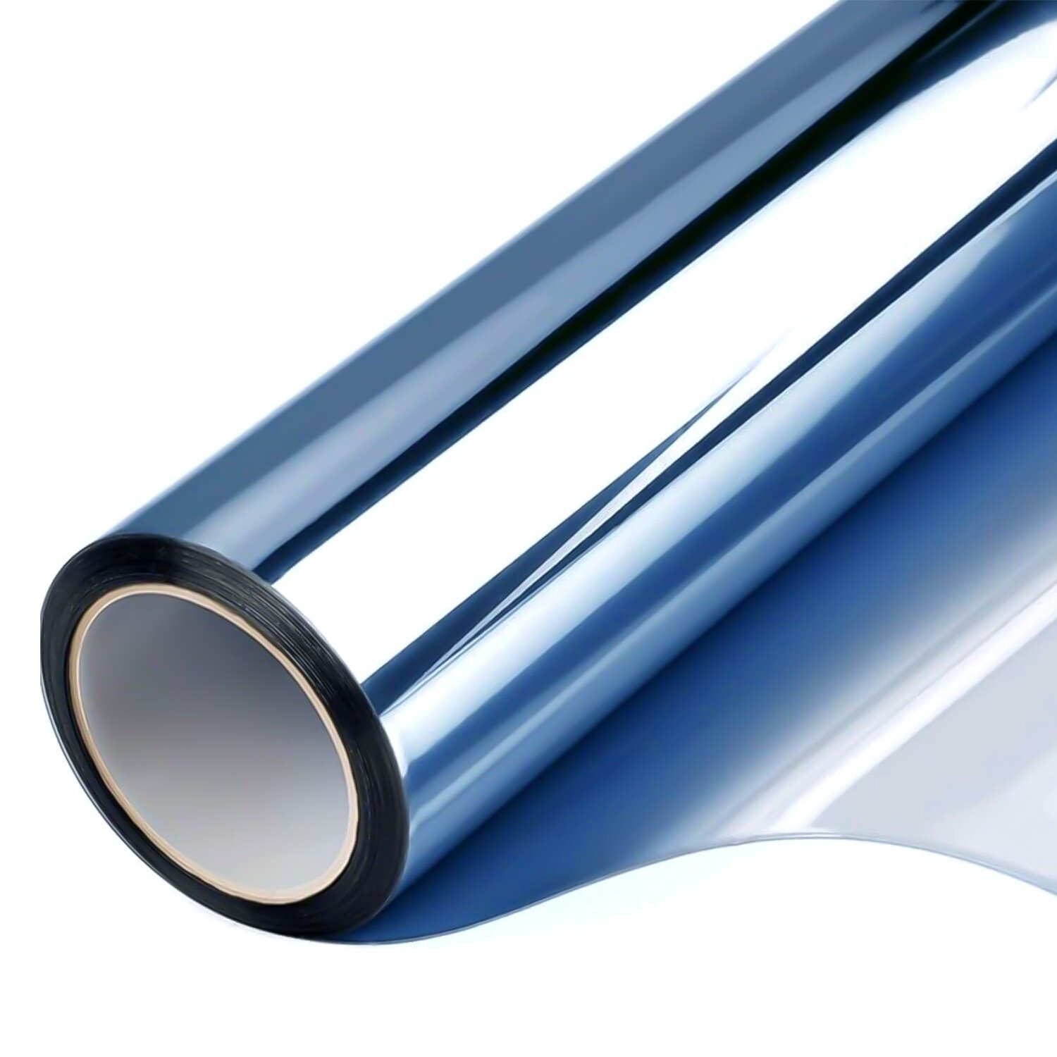 20" x10FT Uncut Roll Window Mirror Blue Chrome Tint Film New Home Office Glass