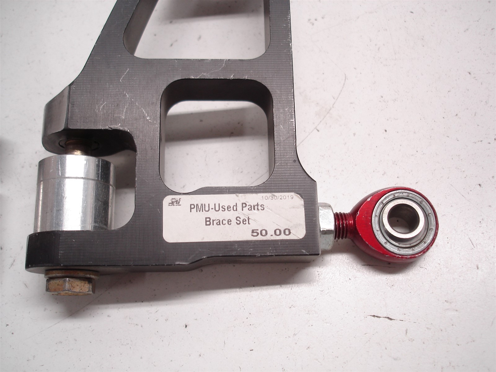 13 NASCAR BILLET ALUMINUM ADJUSTABLE MOUNTS / BRACKETS WITH 5/16" ROD ENDS