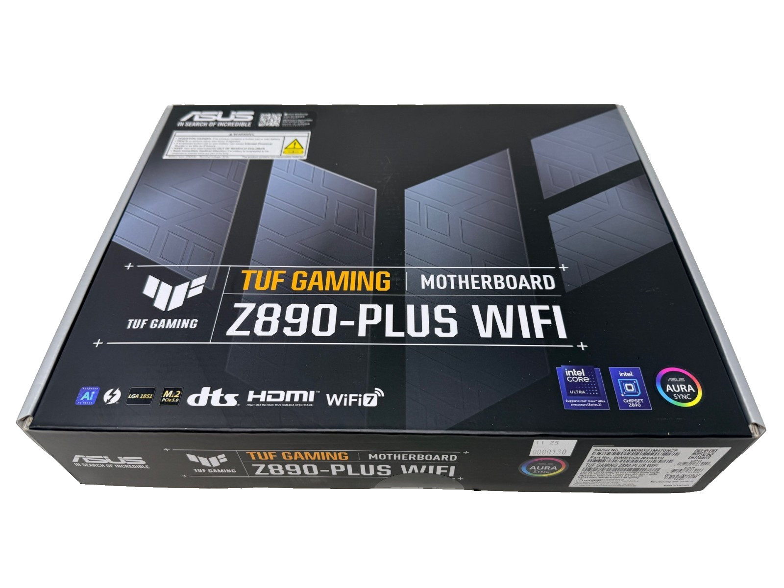 New Asus TUF Gaming Z890-PLUS WIFI LGA 1851 Intel Core Z890 ATX DDR5 Motherboard