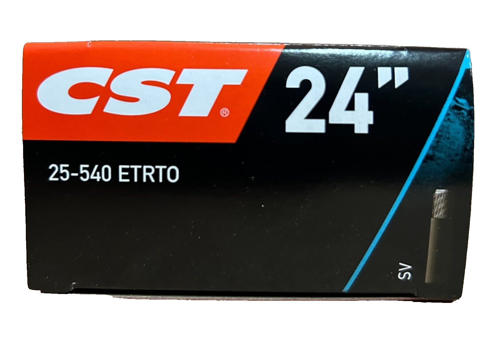2 Pack of 24 x 1 Inner Tube 25-540 Straight Schrader Valve SV Wheelchair 24x1
