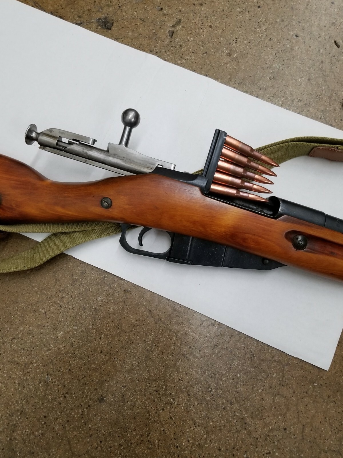 ORIGINAL RUSSIAN 5 ROUND MOSIN NAGANT STRIPPER CLIPS SET OF 5 PIECES.