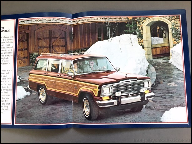 1986 Jeep Grand Wagoneer 12-page Original Car Dealer Sales Brochure Catalog