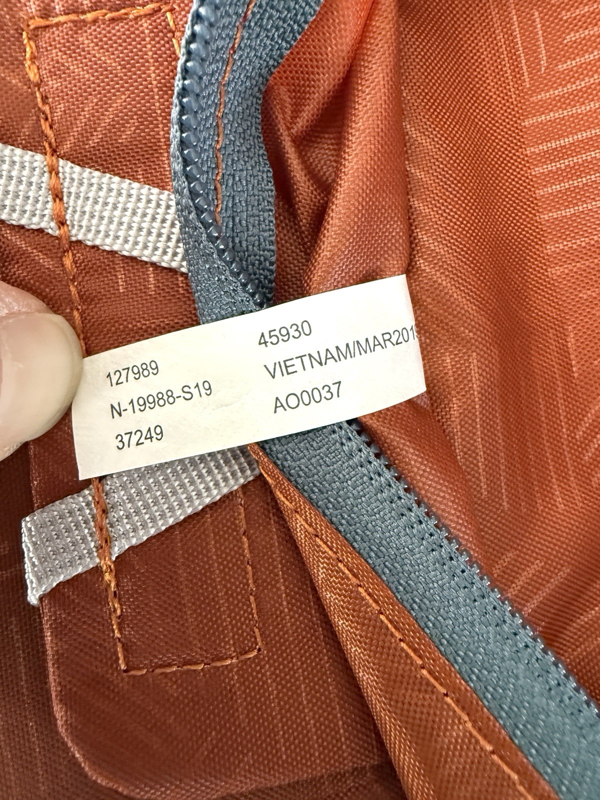 REI Co-op Hanging Toiletry Bag Orange Blue Travel Organizer Shower Roll - *READ*