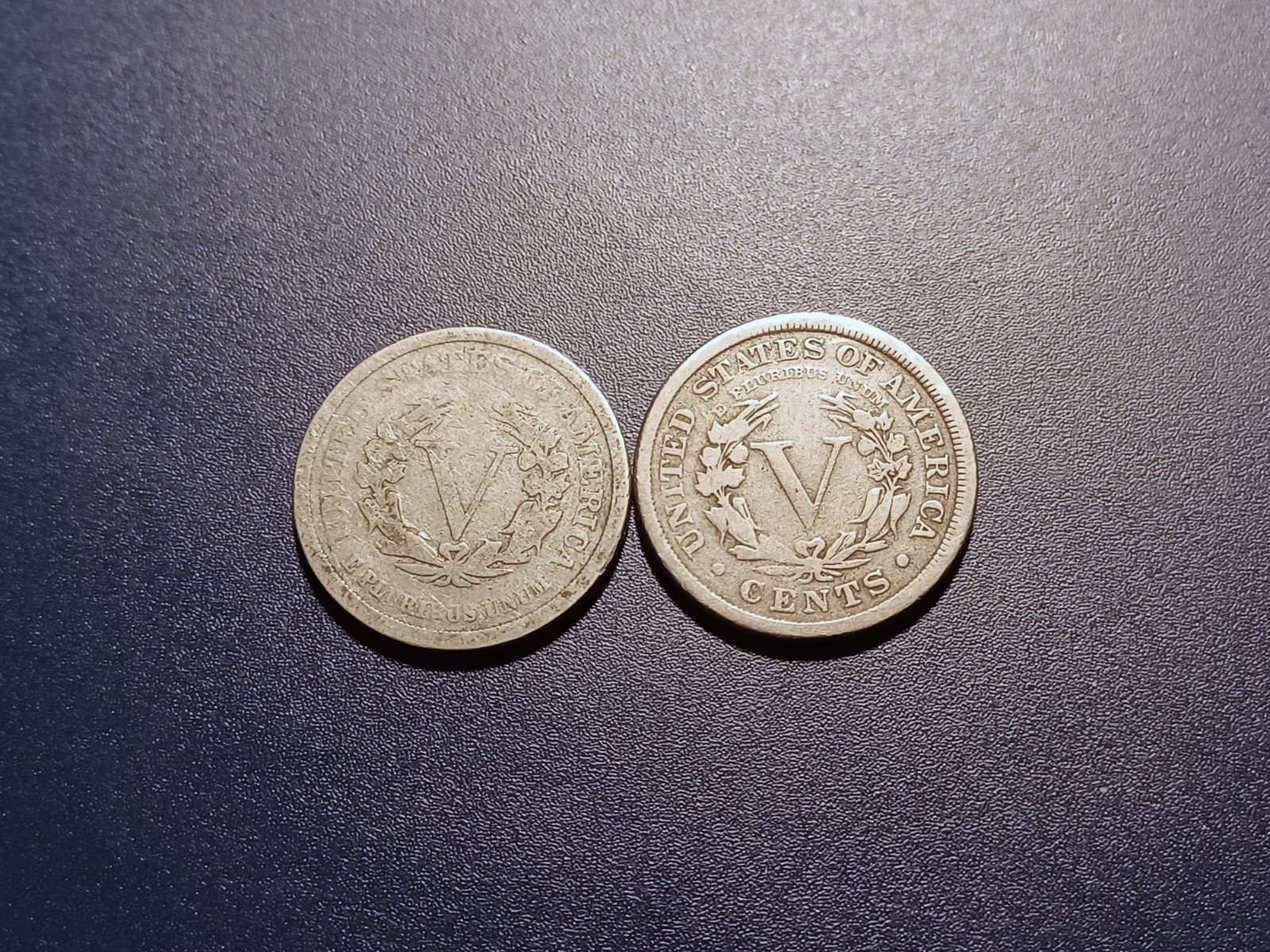 Good 1883 No/Cents & W/C Liberty Head Nickels