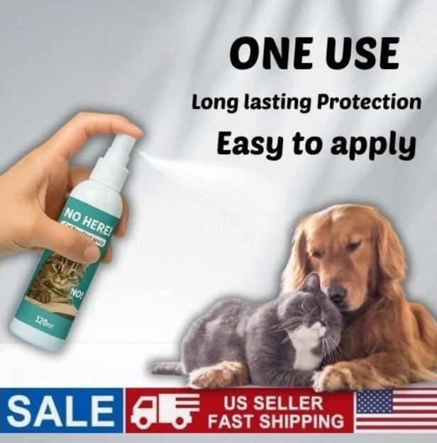 Natural Cat Spray – Anti Scratch Furniture Protector 120ml