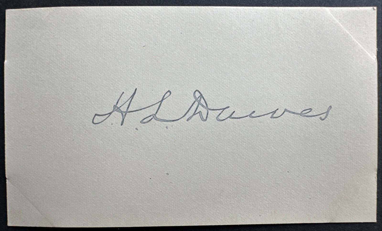 Henry L Dawes Civil War Congressman Autograph U.S. Senator Dawes Act Signed