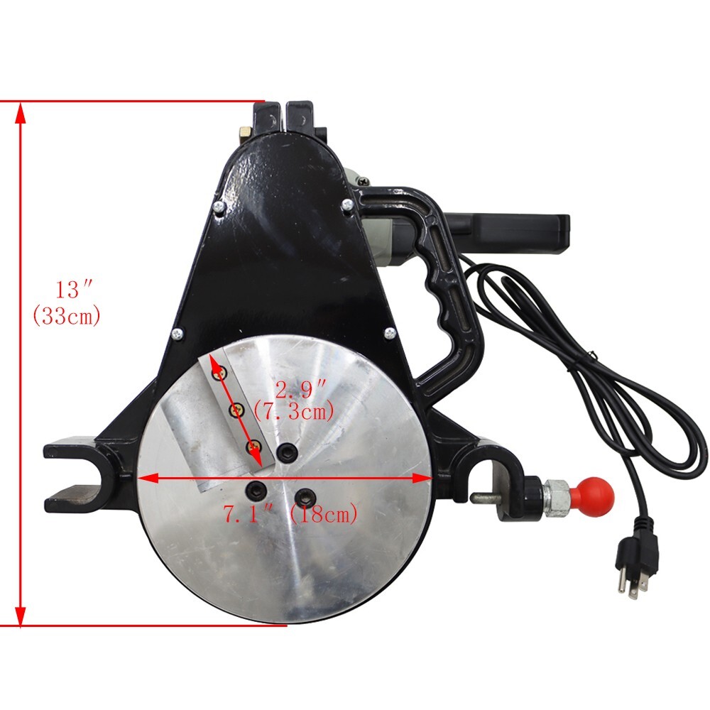 Electric Pipe Fusion Welder Pipe Melting Machine 110V 2.48"-6.3" (63-160mm)PB PE
