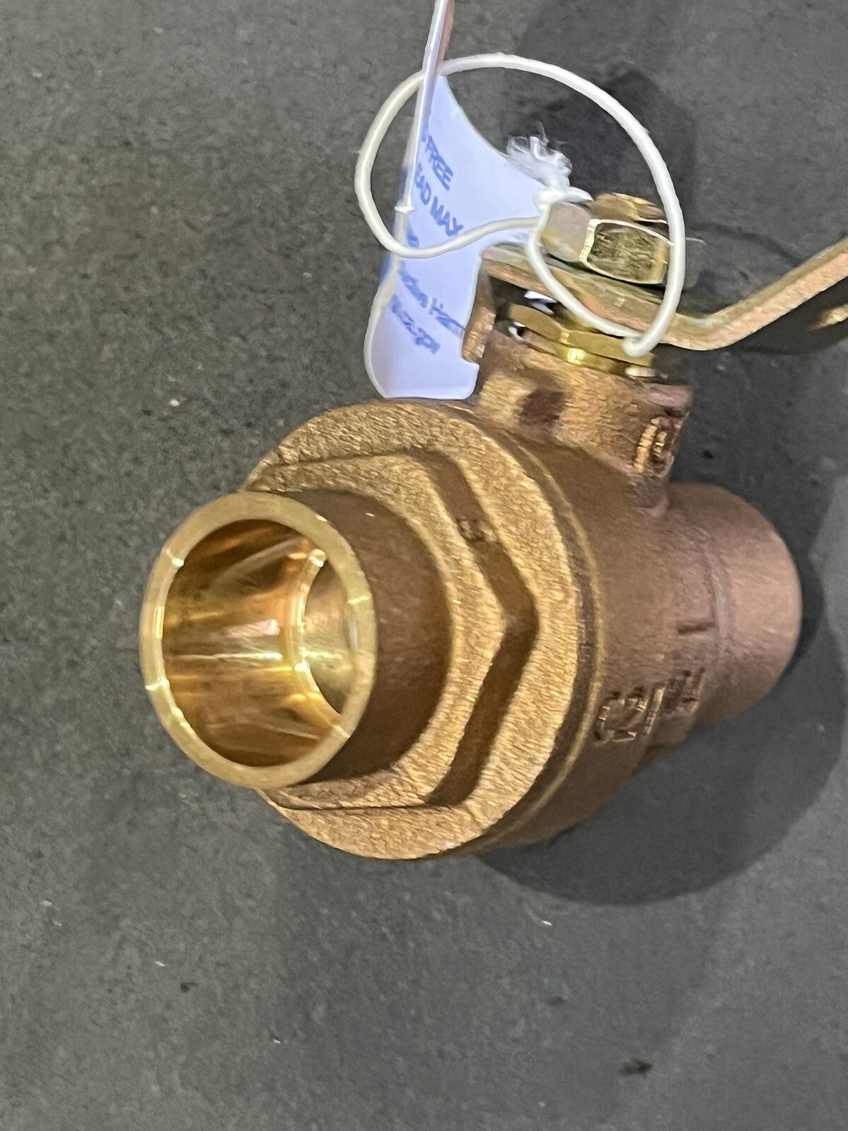 (6) 3/4" Solder Full-Port Lead-Free Bronze Ball Valve 600WOG 150WSP, MADE IN USA