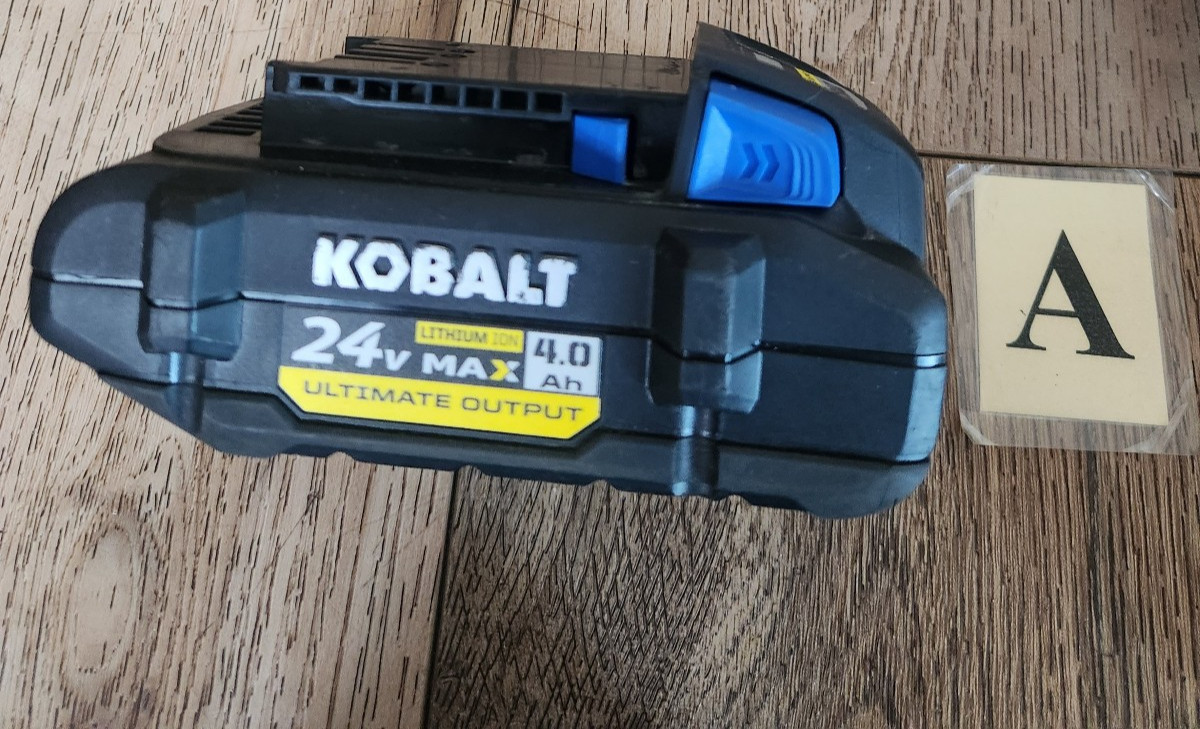 Kobalt 24v impact driver drill saw work light job site blower batteries bags (L)