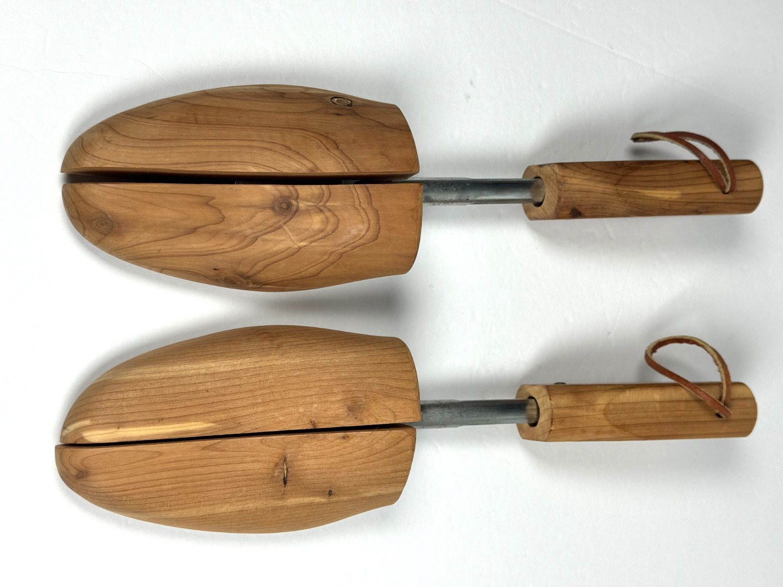 Aromatic Red Cedar Shoe Trees Mens Large Adjustable Split Toe Pair Made in USA