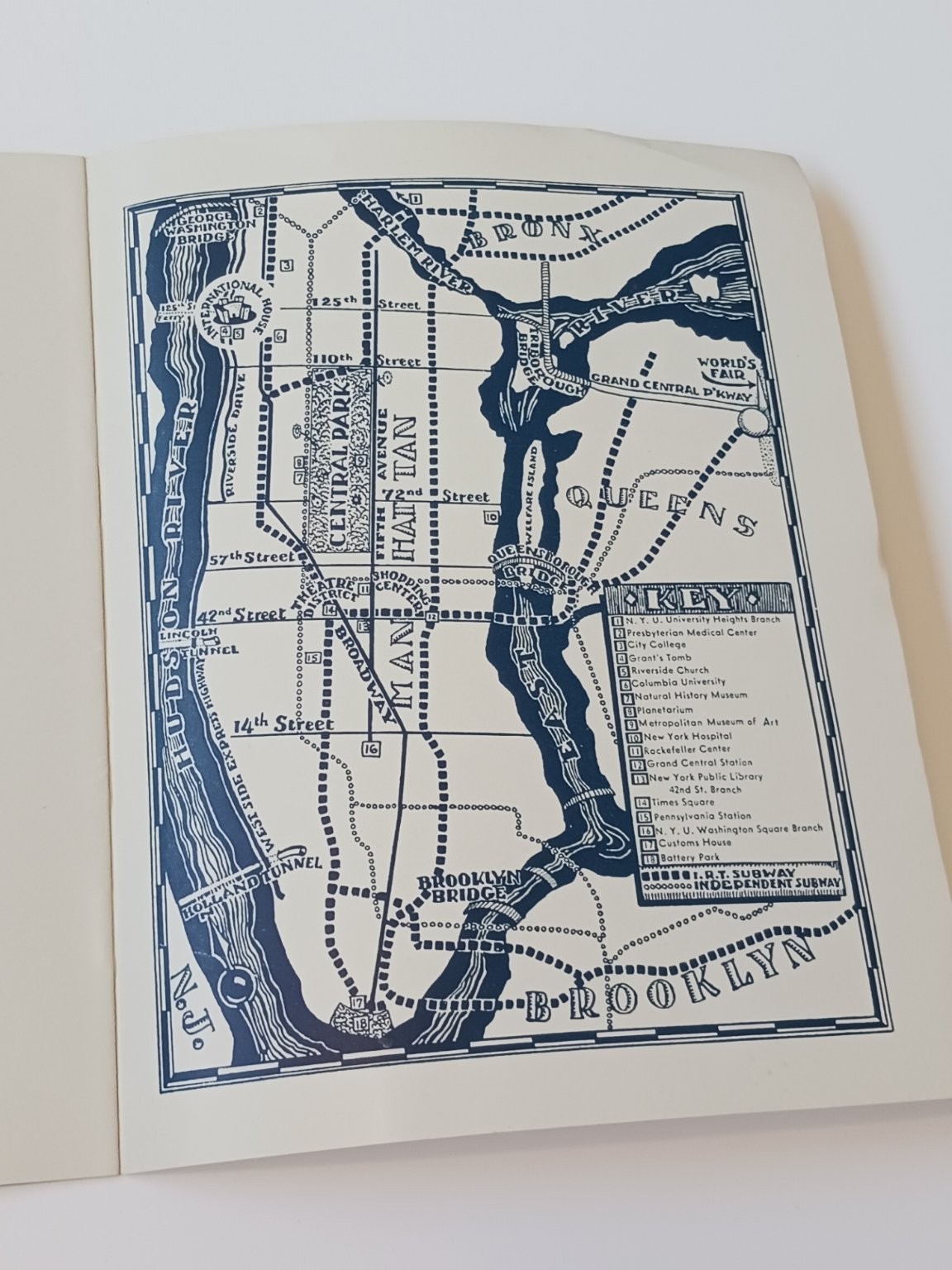 c1930s International House NYC Brochure Guide Student Accommodations New York