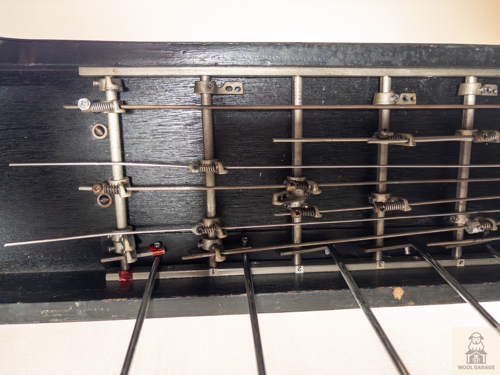 FUZZY 10 String Pedal Steel Guitar 6 Pedals w/ Hard Case Vintage From Japan