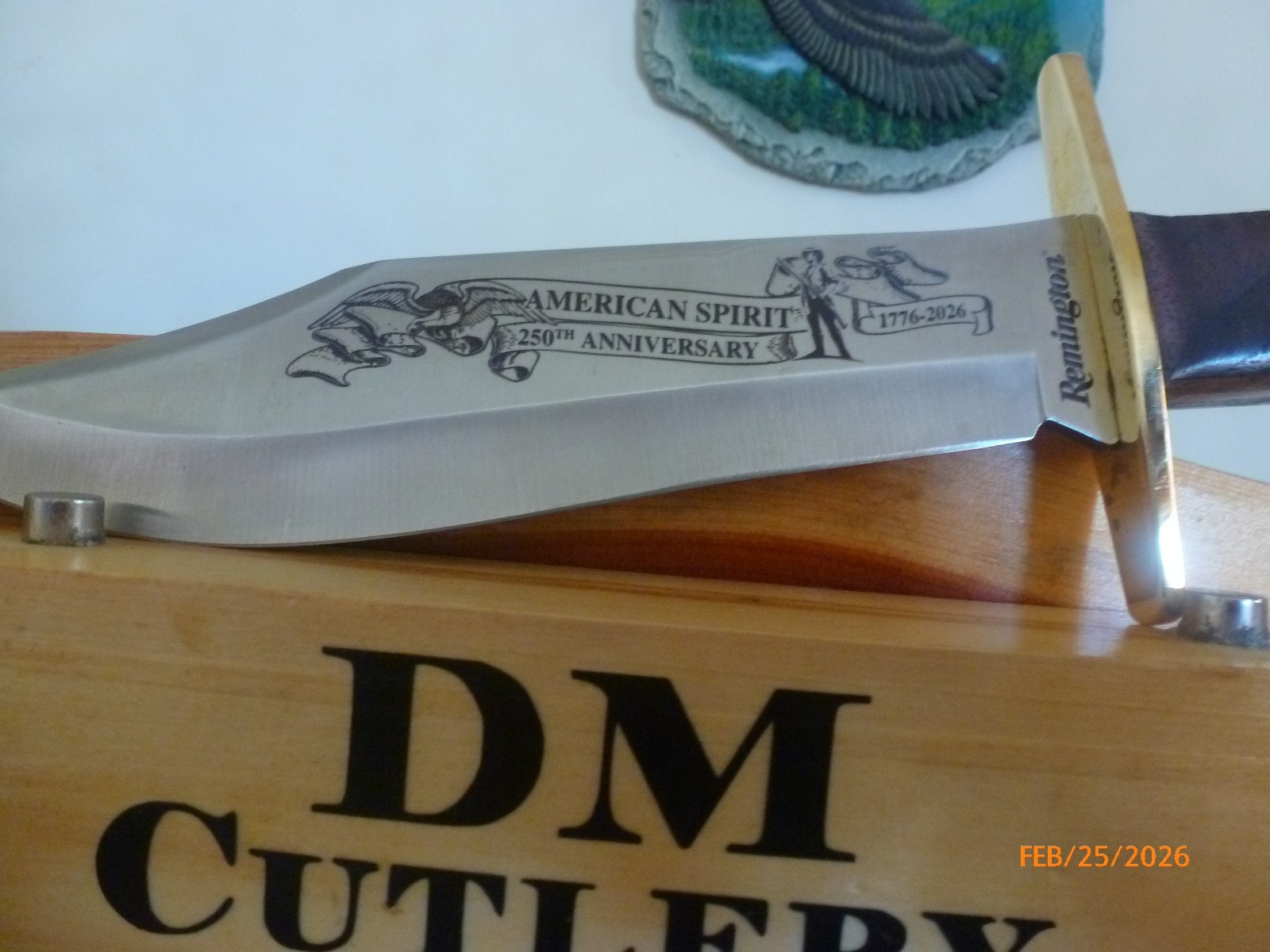 Remington 250th Anniversary American Spirit 1776-2026 Bowie Knife USA - NIB
