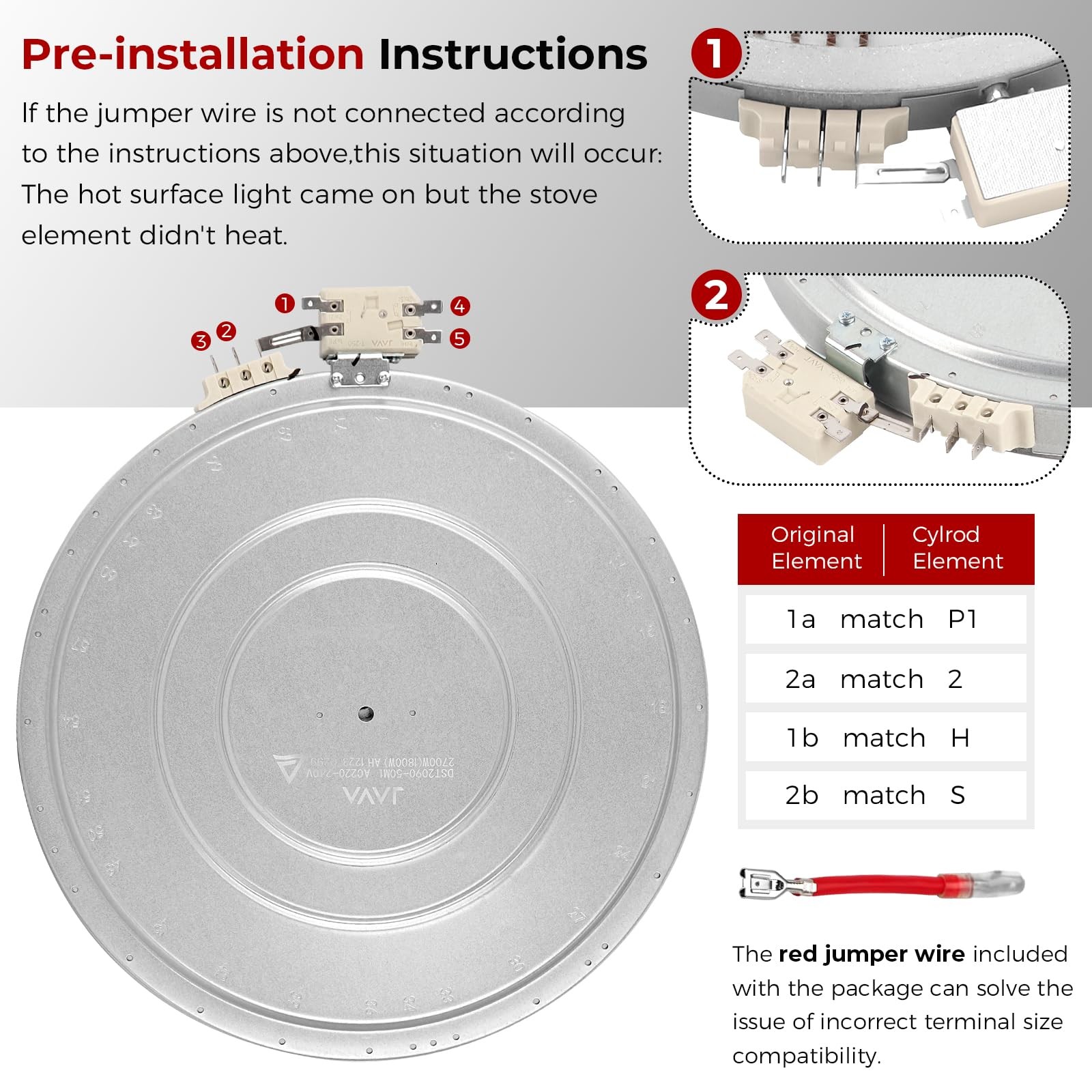 𝟮𝟬𝟮𝟲 𝙐𝙥𝙜𝙧𝙖𝙙𝙚𝙙 WB30T10130 Range 12 inch Dual Haliant Surface Eleme...