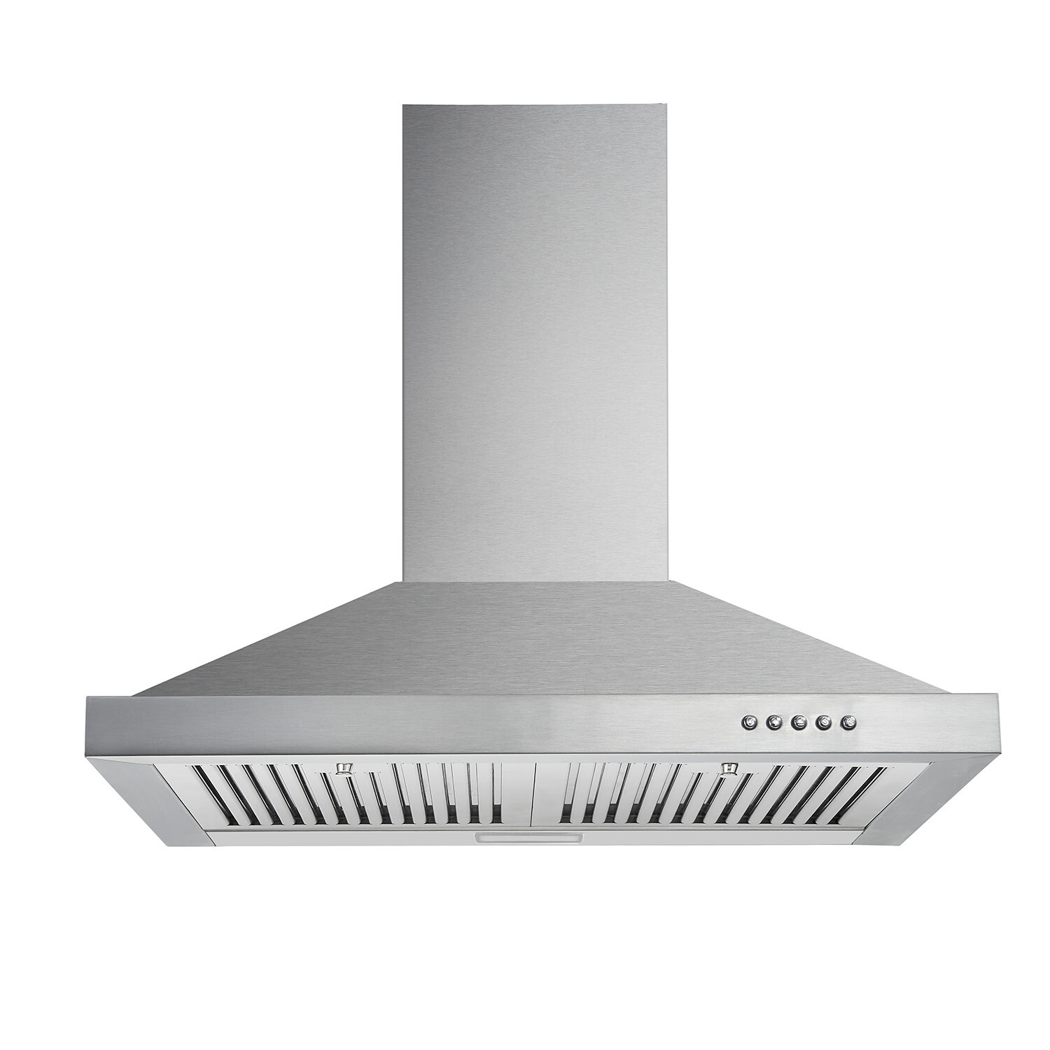 30" Wall Mount Range Hood Stainless Steel 450CFM Kitchen Over Stove Vent w/ LEDs