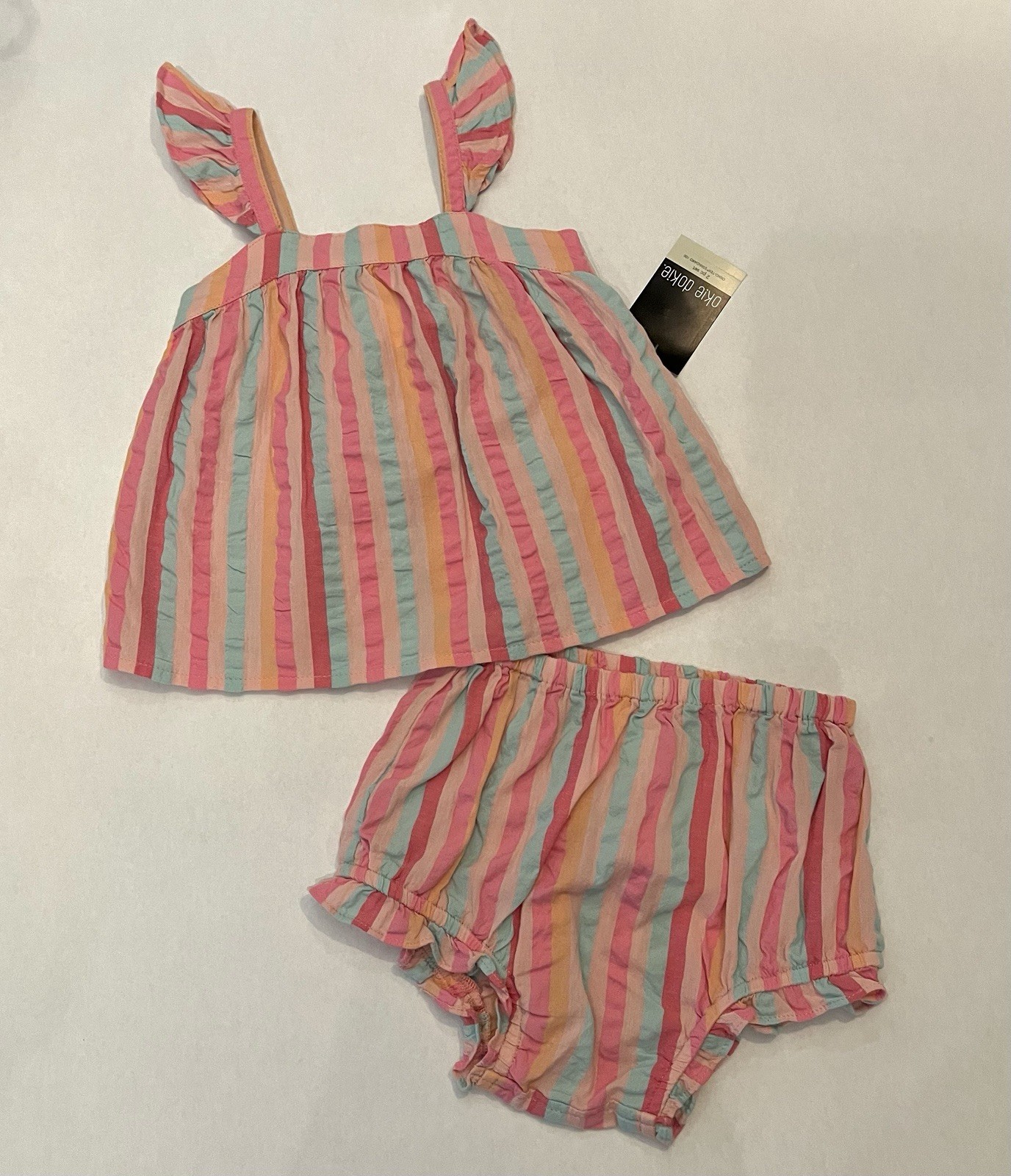 Baby Girl 18 Months Shorts Tank 2 PC Set Cute Summer Outfit New