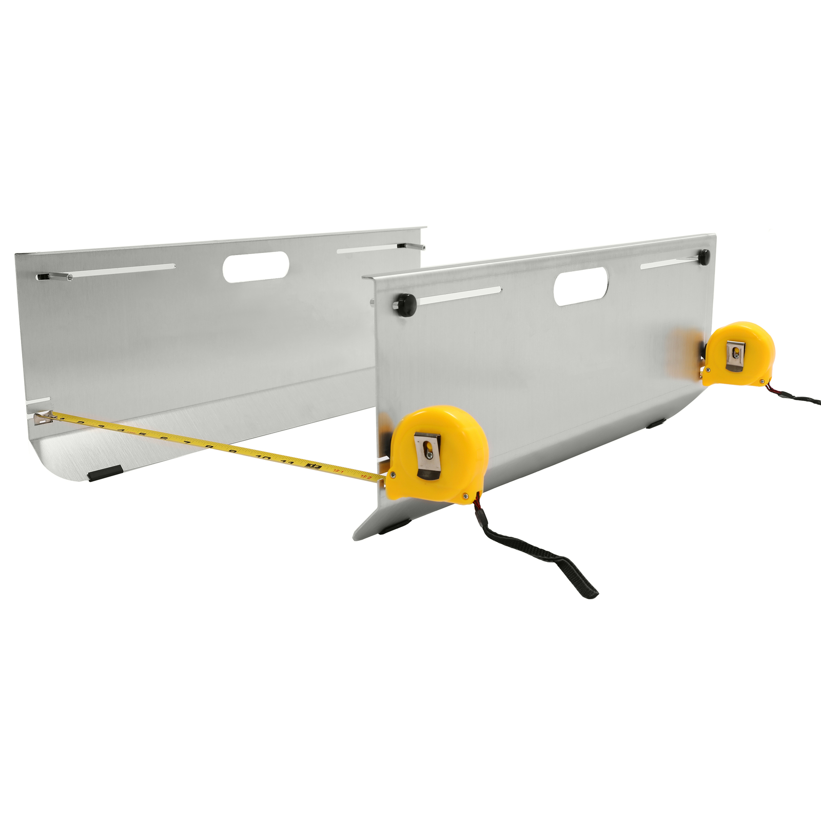 Wheel Alignment Tool System Toe Plates Accurate Measurements w/ 2 Tape Measures