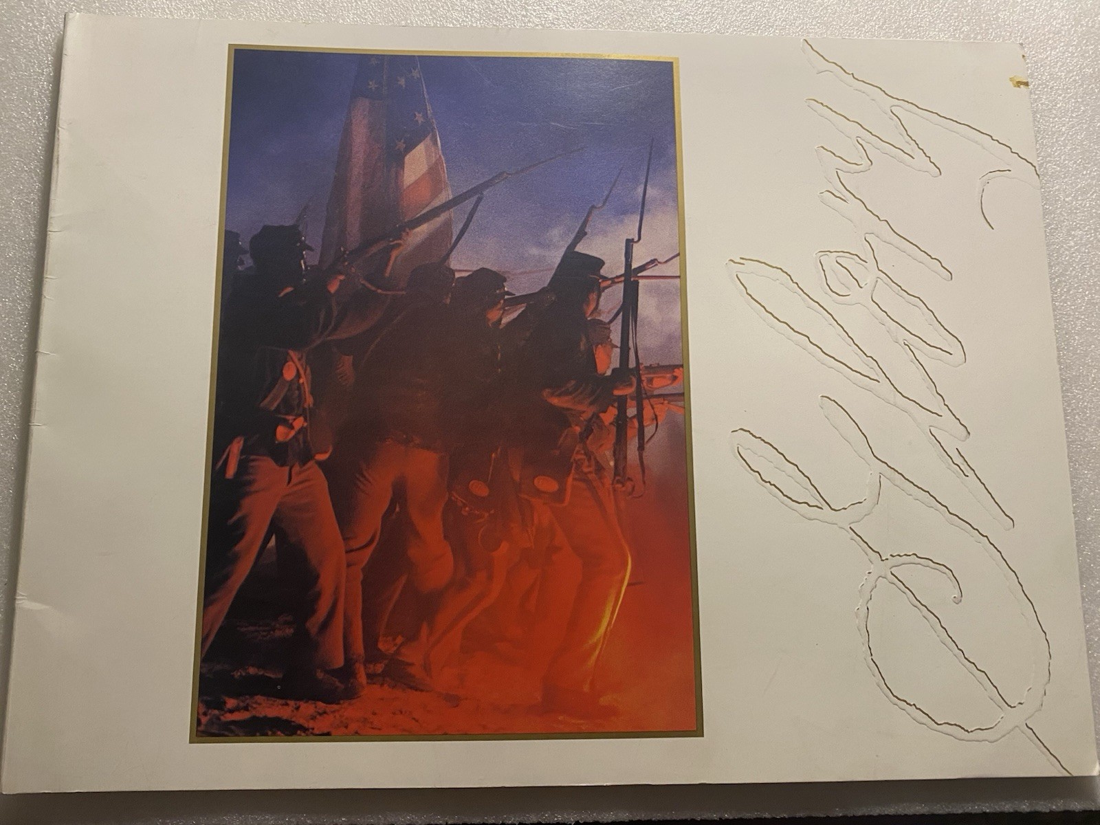 Rare GLORY Movie Promotional Book Photos w/ Denzel Washington Mathew Brodderick