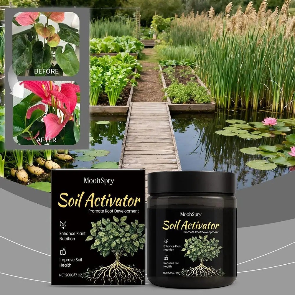 Soil Activator Promotes Root Growth Gentle Safe Plants Soil Amendments