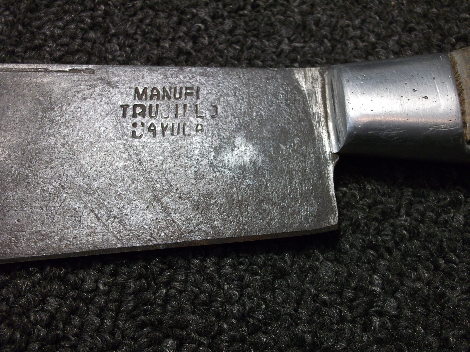 Vintage Mexican Bowie Knife Sayula Manuel Trujillo Forged Blade 13” Cuchillo