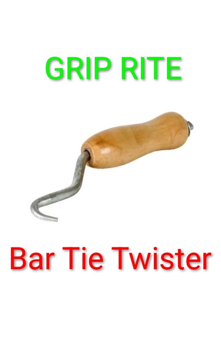 Easy-Grp Wooden Handle Metal Hand Wire Tie Twister Tool