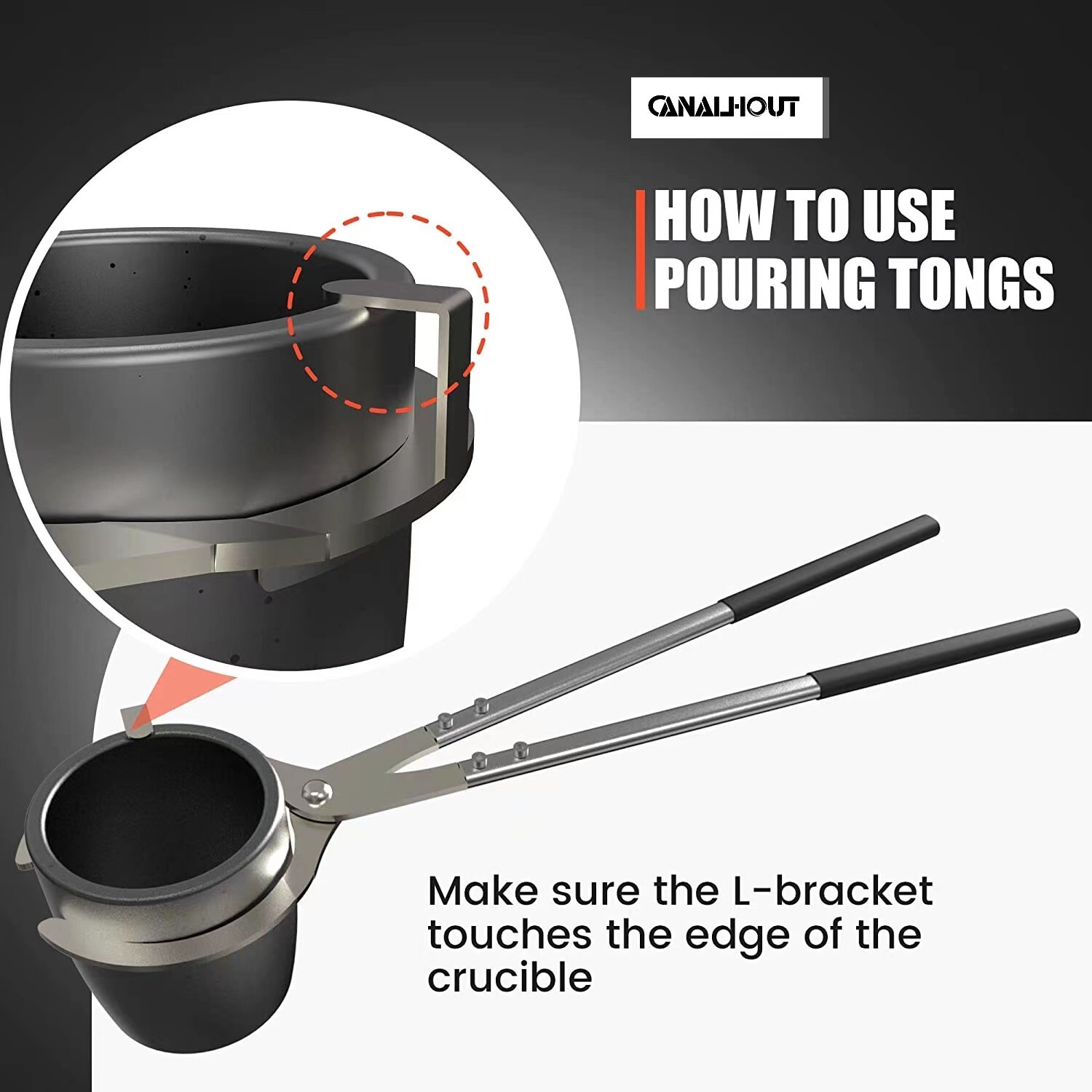 7KG Propane Furnace Kit w/ 2 Crucible Tongs,Smelting Gold Metal Recycle 2700℉