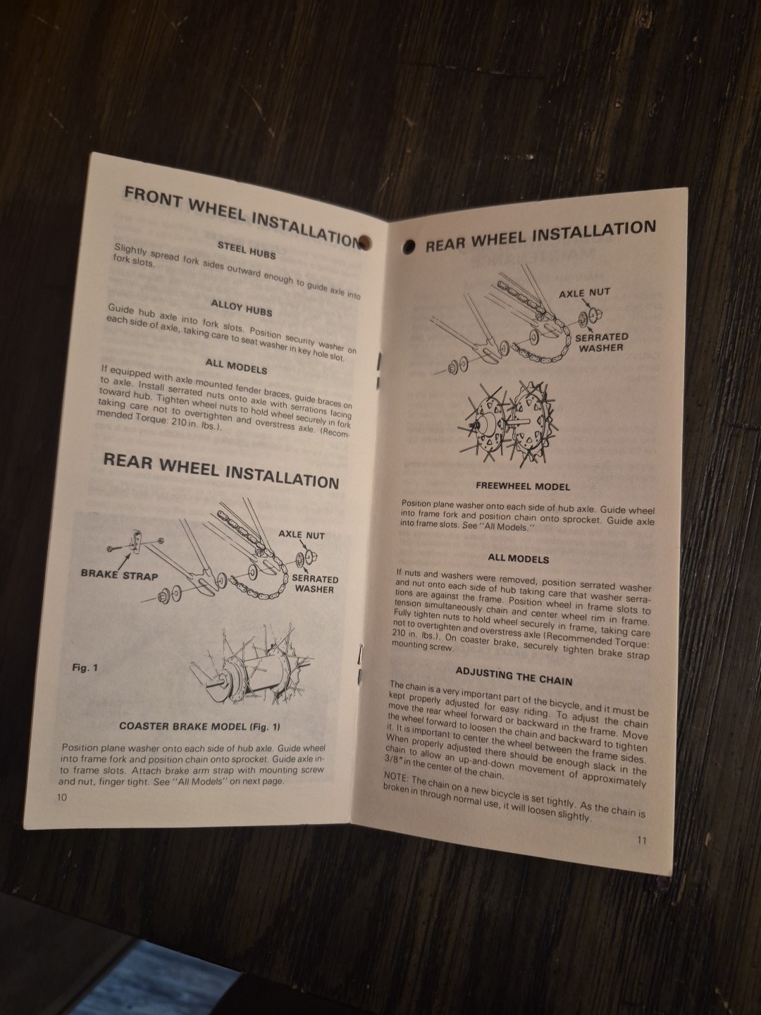 Vintage 1983 Schwinn Bmx Bicycle Owners Manual Predator Atari The Sting Team 24