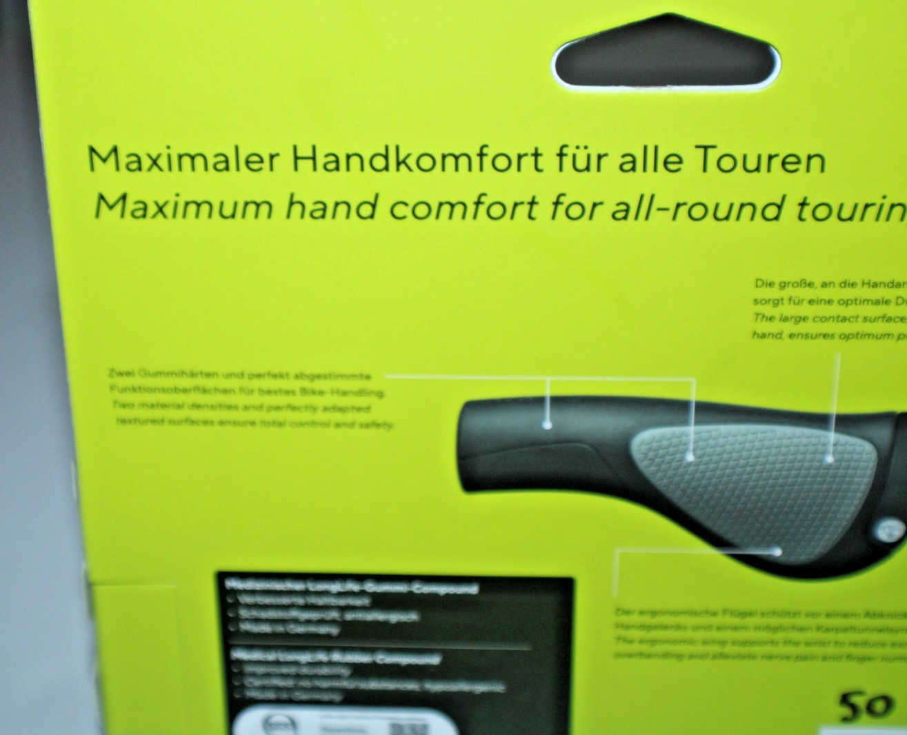 Ergon GP1-L Neo Bike Handlebar Grips Ergonomic Large Commuter Free USA Shipping!