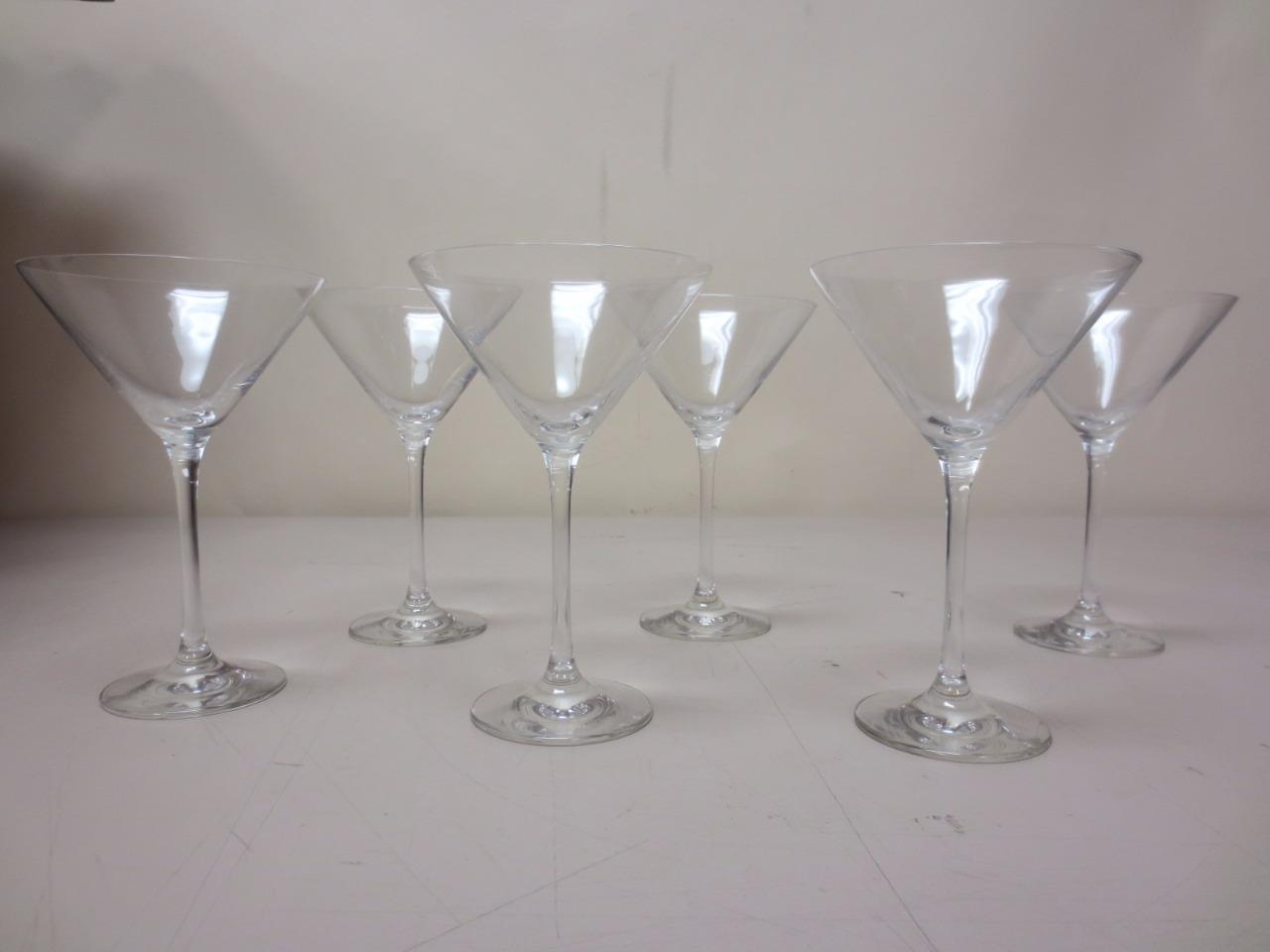 Set of 6 Schott Zwiesel Tritan Crystal Glasses Stemware Classico Martini, 8.5 Oz