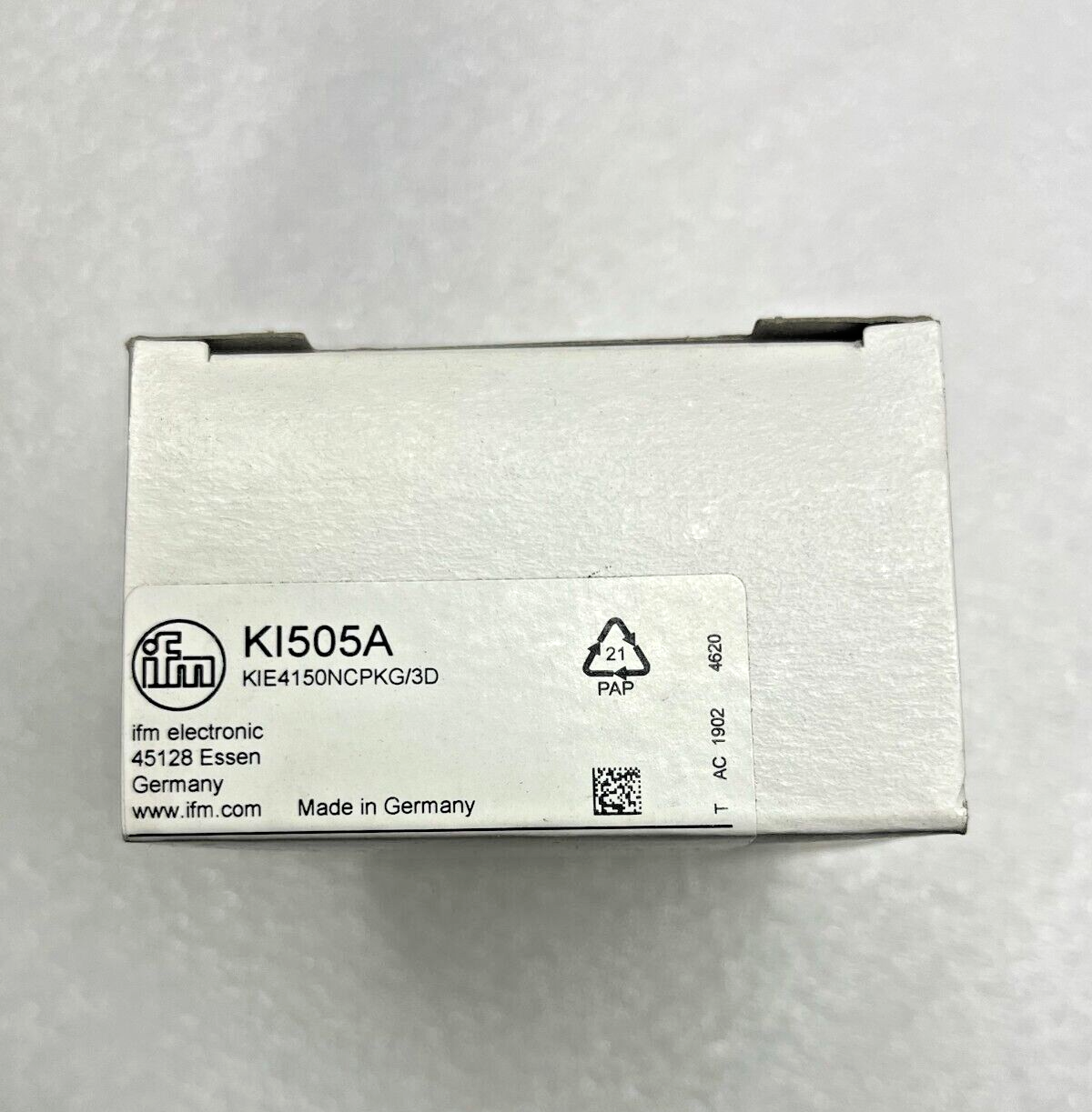 New NIB IFM Electronics KI505A Capacitive Sensor KIE4150NCPKG/3D