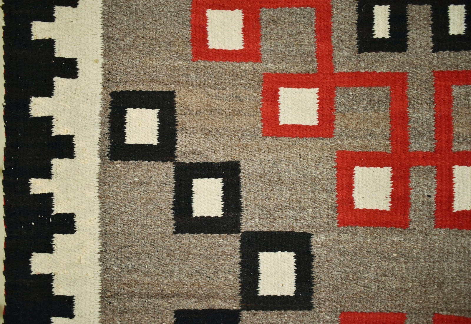 Antique Navajo Rug Klagetoh Native American Indian Vintage Weaving 31" X 48"