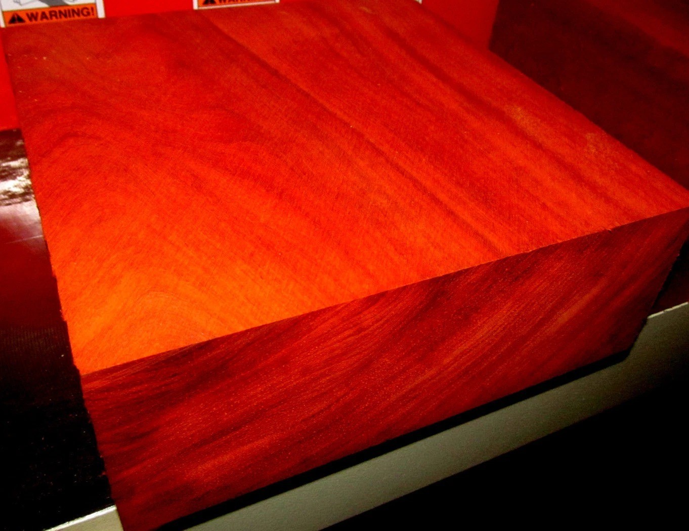 LARGE EXOTIC KILN DRIED PADAUK BOWL TURNING BLANK LUMBER LATHE WOOD 10 X 10 X 3"