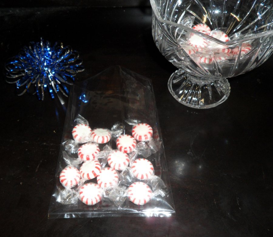 100 Super Clear Poly Bakery Cello Candy Bags Cookie Flat OPEN Poly favor 1.5 MIL