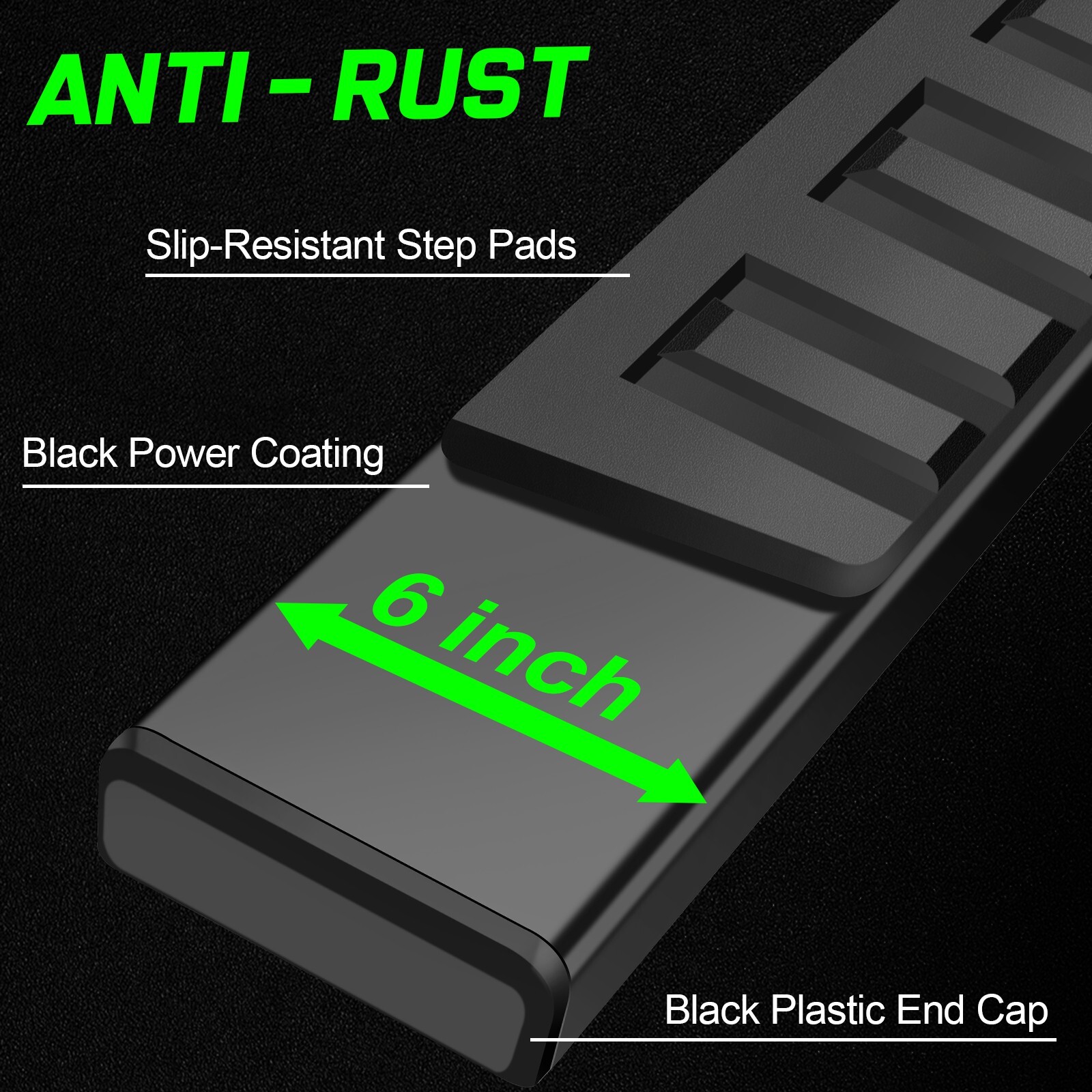 For 2015-2025 Chevy Colorado/GMC Canyon Crew Cab 6“ Running Board Side Step