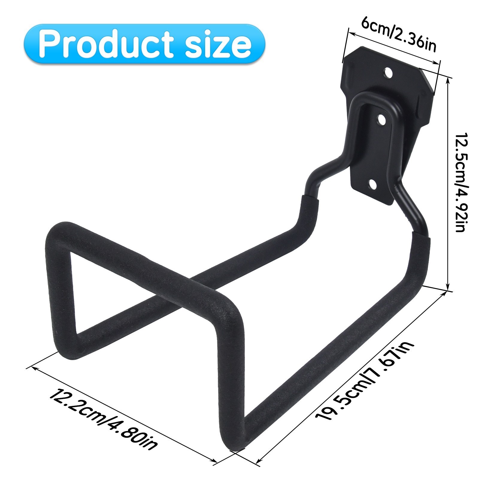 2PCS Garden Hose Pipe Holder - Heavy Duty Hanger Wall Mounted Water Hose Bracket