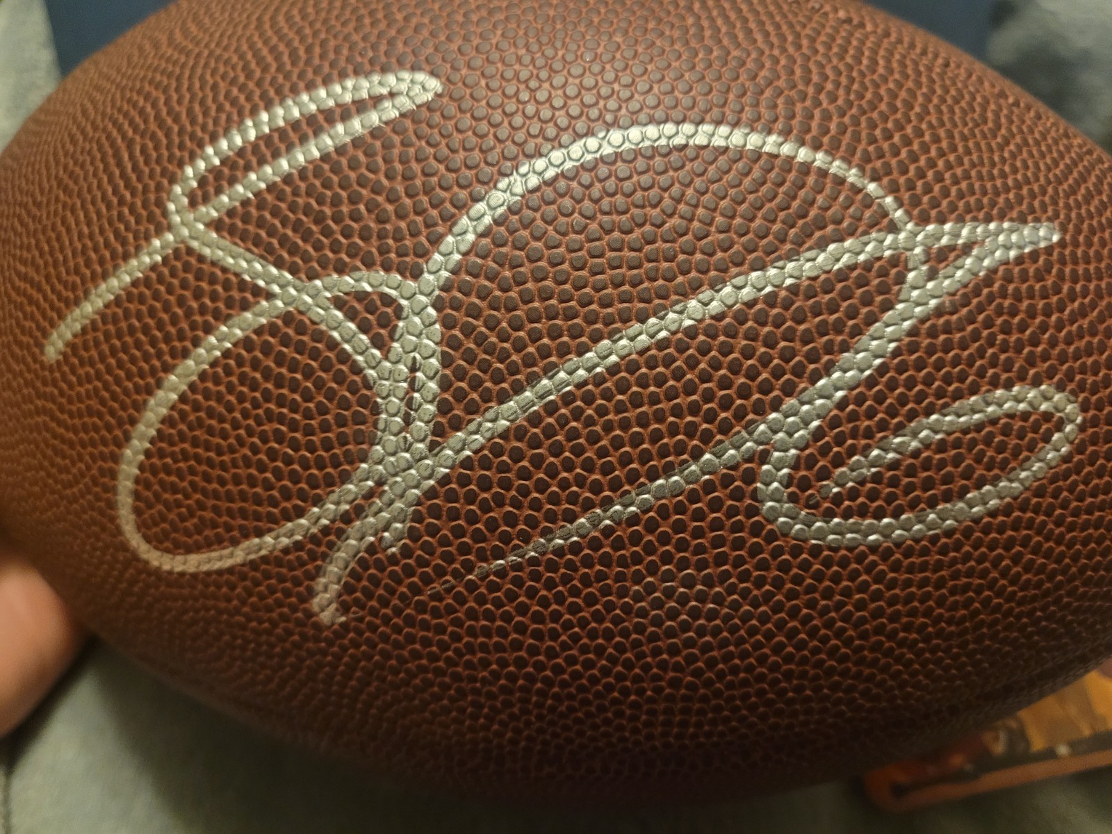 Sam Darnold Autographed Wilson NFL Football - With CoA