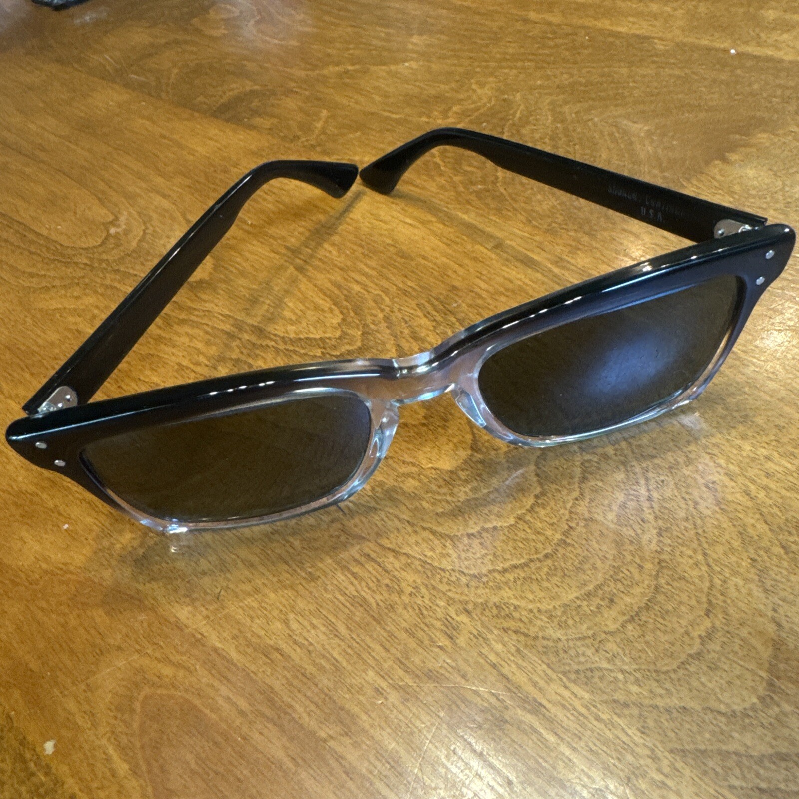 Vintage Men's Shuron Grand Prix Continental SHURAY Sunglasses Brown in Orig. Box