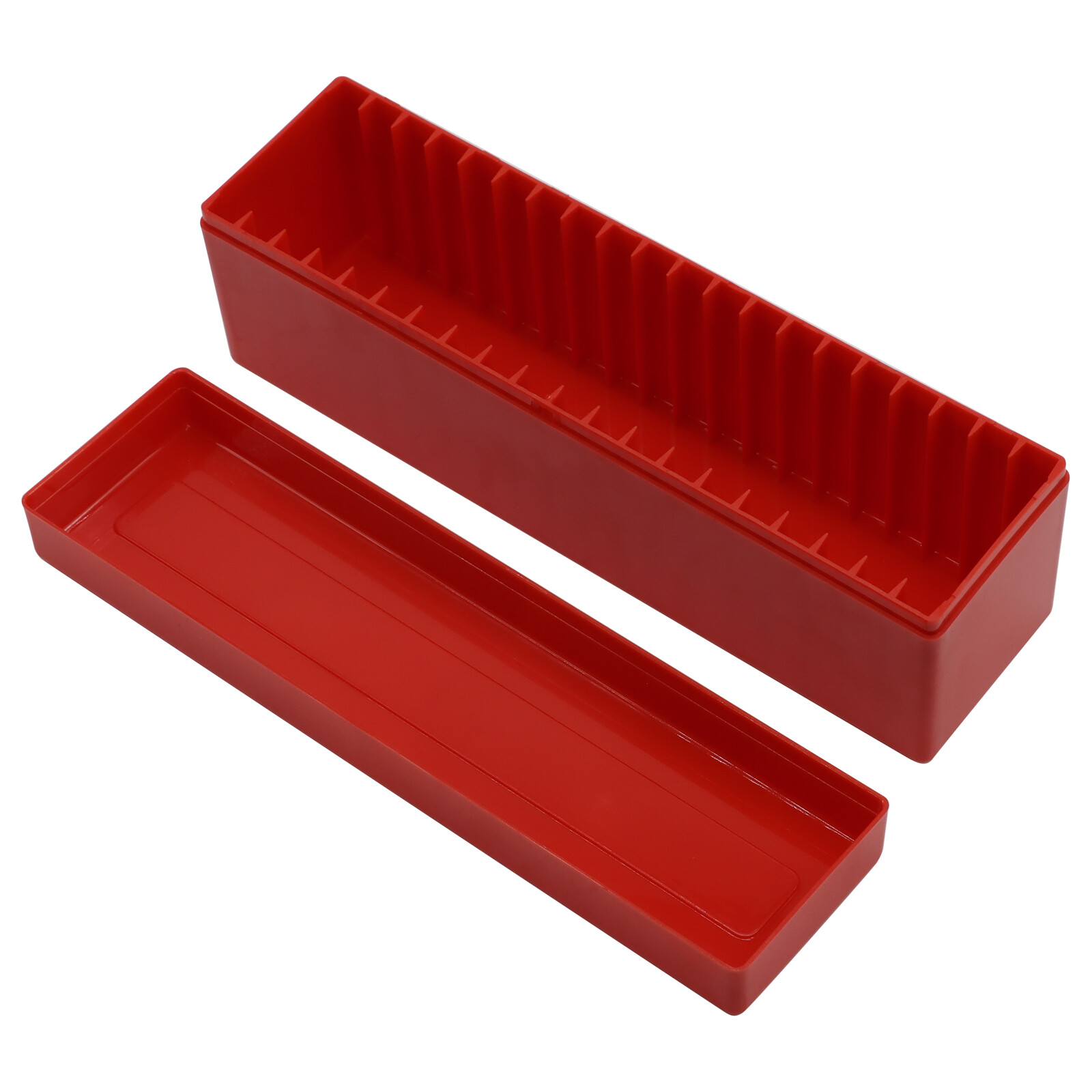 6Pack Storage Box Plastic Case for 20 Certified PCGS NGC Slabs Coin Holders RED